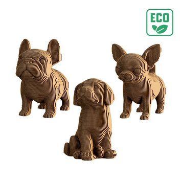 Картонный 3д пазл "Три щенка" Cartonic объемный конструктор CARTPUPPIES фото
