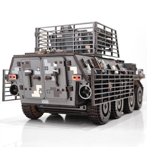 Деревянный 3D конструктор "БТР-4 БУЦЕФАЛ" The Gravix механическая 3D модель 04311 фото