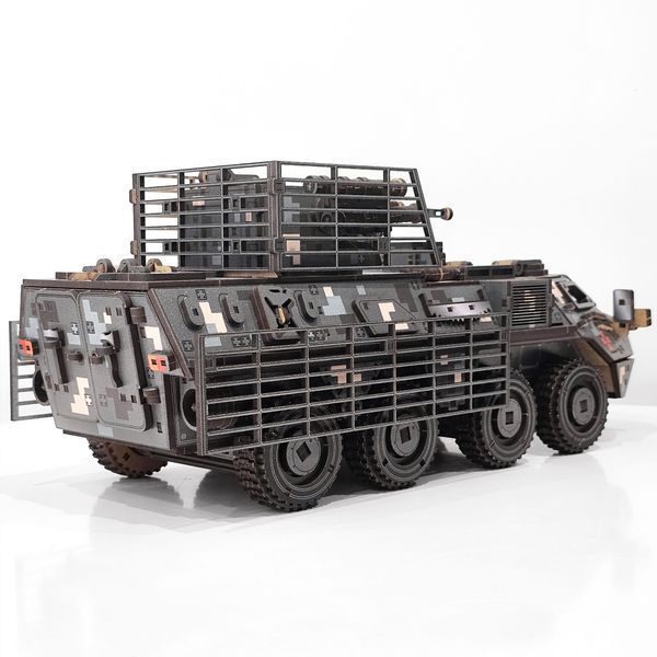 Деревянный 3D конструктор "БТР-4 БУЦЕФАЛ" The Gravix механическая 3D модель 04311 фото