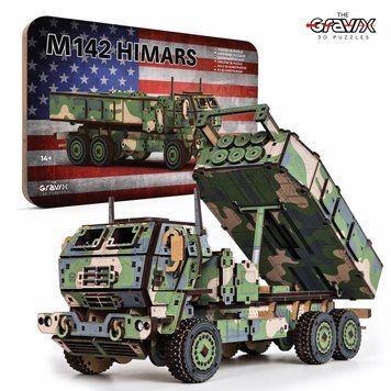 Деревянный 3D конструктор "HIMARS" The Gravix механическая 3D модель 03862 фото