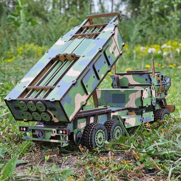 Деревянный 3D конструктор "HIMARS" The Gravix механическая 3D модель 03862 фото