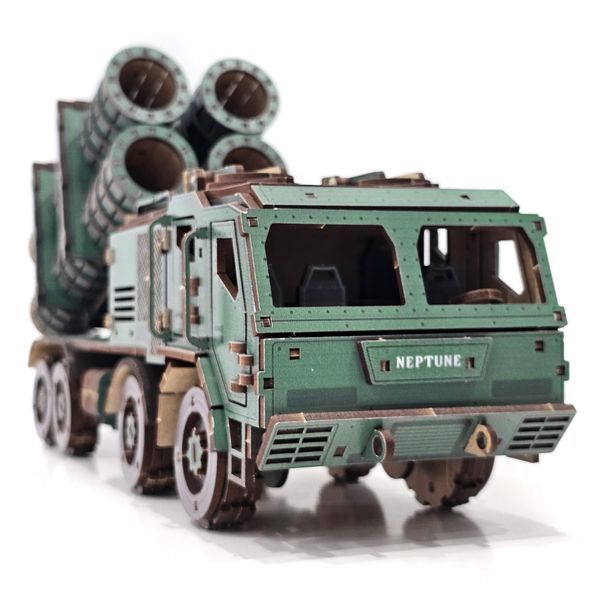 Деревянный 3D конструктор "Нептун" The Gravix механическая 3D модель 04039 фото